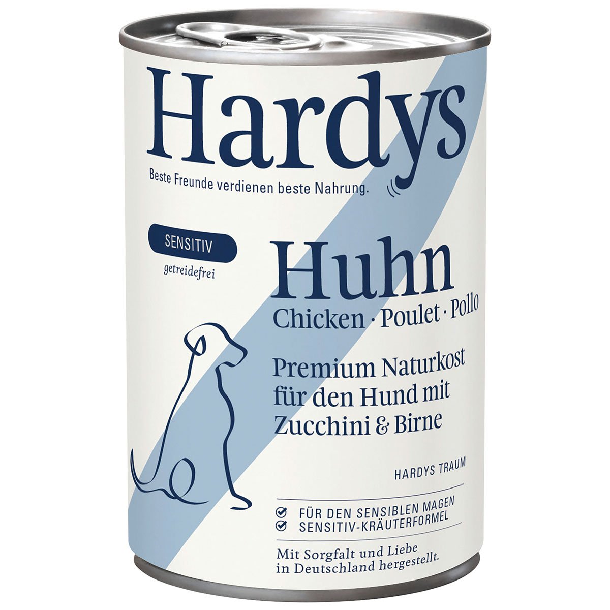 Hardys SENSITIV Huhn mit Zucchini & Birne 12x400g von Hardys