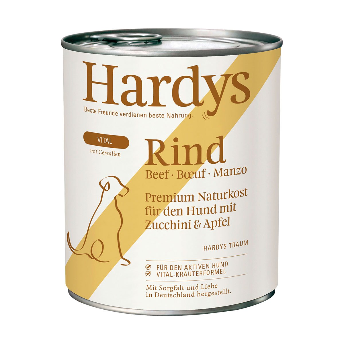 Hardys VITAL Rind mit Zucchini & Apfel 12x800g von Hardys