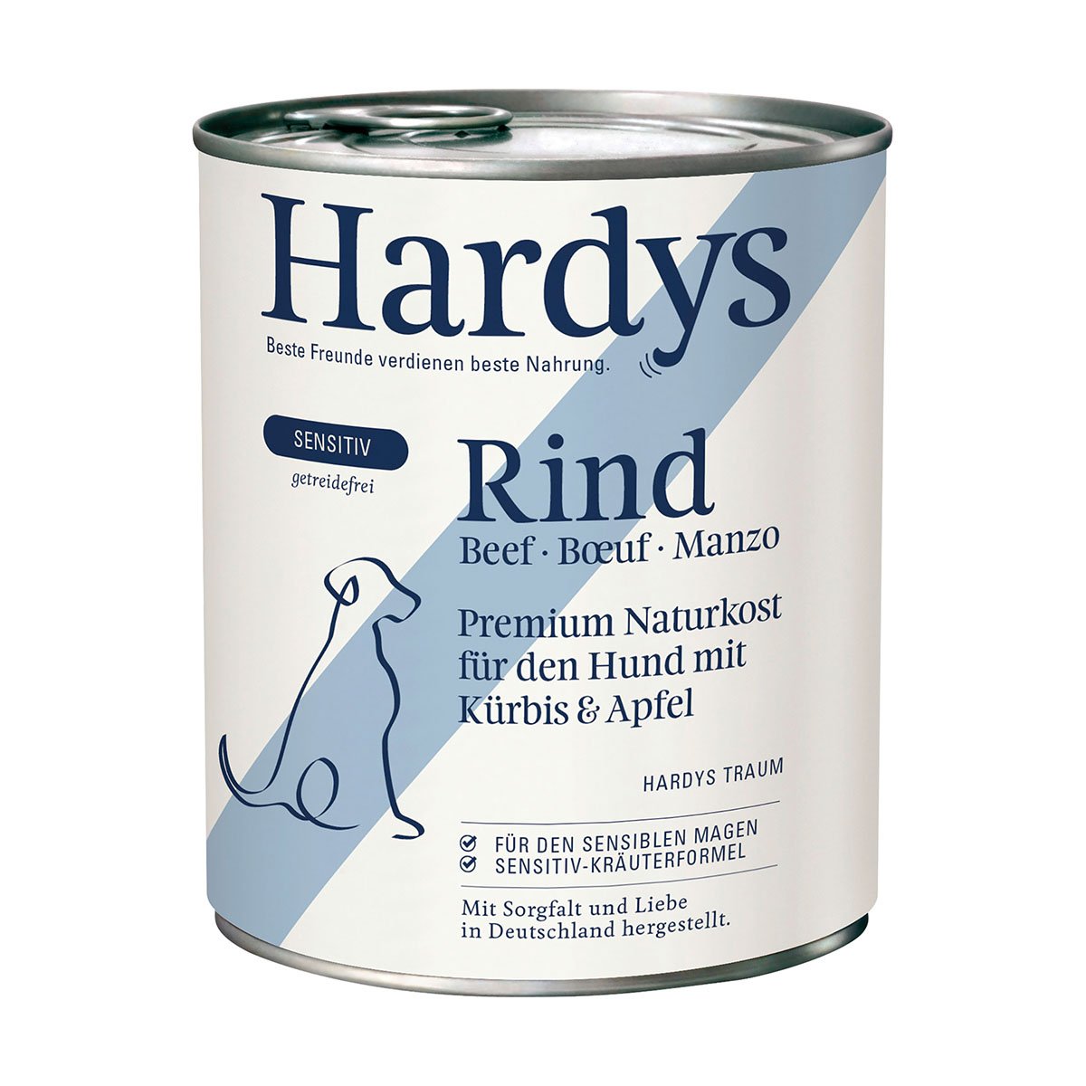 Hardys SENSITIV Rind mit Kürbis & Apfel 12x800g von Hardys