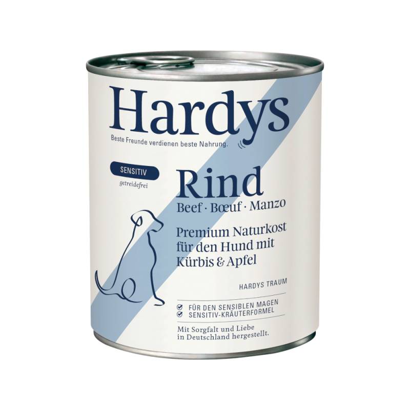 Sparpaket Hardys Sensitive 24 x 800 g - Rind von Hardys