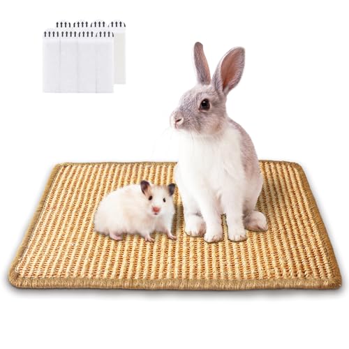 Kaninchen-Kratzunterlage aus natürlichem Holz, Kau- und Kratzbrett für Hasen, Hasen-Nagelfeilen-Matte, langlebiges Spielzeug für kleine Haustiere Zähne & Pfoten Kaninchenkäfig-Zubehör (kleine Größe) Kaninchen-Kratzunterlage aus natürlichem Holz, Kau- und Kratzbrett für Hasen, Hasen-Nagelfeilen-Matte, langlebiges Spielzeug für kleine Haustiere Zähne & Pfoten Kaninchenkäfig-Zubehör (kleine Größe) von Harhana