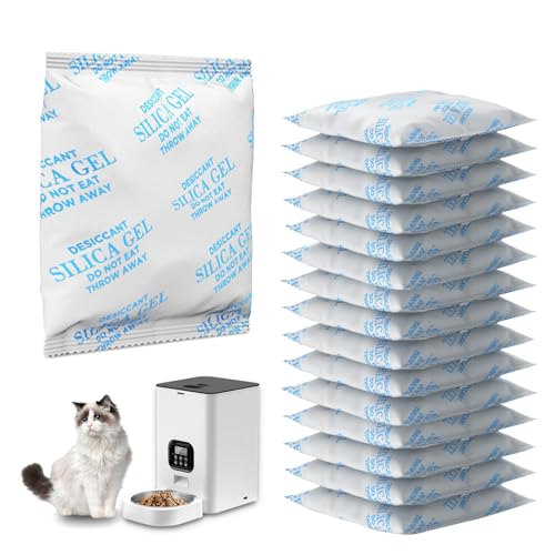 16 Packungen Haustierfutter-Trockenmittelbeutel, kompatibel mit Voluas automatischen Futterspendern, Trockenmittelpackungen, Ersatz für Hundeleckerli-Behälter/automatischer Haustier-Futterspender, 16 Packungen Haustierfutter-Trockenmittelbeutel, kompatibel mit Voluas automatischen Futterspendern, Trockenmittelpackungen, Ersatz für Hundeleckerli-Behälter/automatischer Haustier-Futterspender, von Harich CurLife