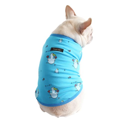 Baumwollweste mit französischer Bulldogge, leicht, dehnbar, weich, kühl, Haustier-Shirt, ärmellos, atmungsaktiv, Größe XL Baumwollweste mit französischer Bulldogge, leicht, dehnbar, weich, kühl, Haustier-Shirt, ärmellos, atmungsaktiv, Größe XL von Harikaji