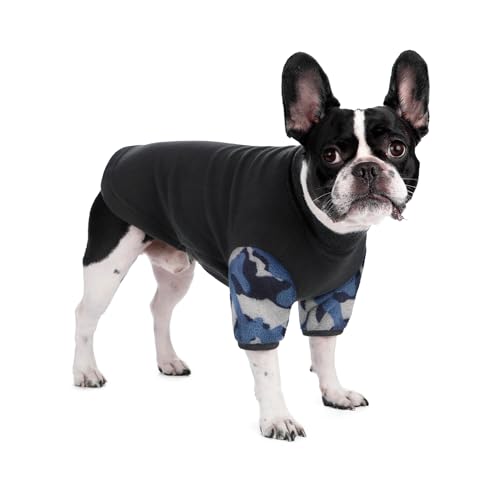 Harikaji Hundemantel für kaltes Wetter, warmer Schlafanzug mit hohem Kragen, Einteiler, Hunde-Pyjama, Camouflage-Pullover, Jacke, Haustierkleidung, Sweatshirt für kleine und mittelgroße Hunde Harikaji Hundemantel für kaltes Wetter, warmer Schlafanzug mit hohem Kragen, Einteiler, Hunde-Pyjama, Camouflage-Pullover, Jacke, Haustierkleidung, Sweatshirt für kleine und mittelgroße Hunde von Harikaji