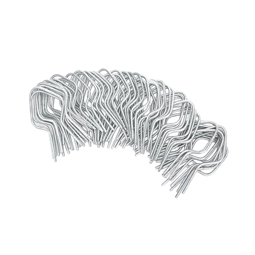 Harilla 100 Stück Draht Zaunclips Zaundraht Bindungen tragbarer robuster, vielseitiger Zaunklamm, Quadrat Harilla 100 Stück Draht Zaunclips Zaundraht Bindungen tragbarer robuster, vielseitiger Zaunklamm, Quadrat von Harilla