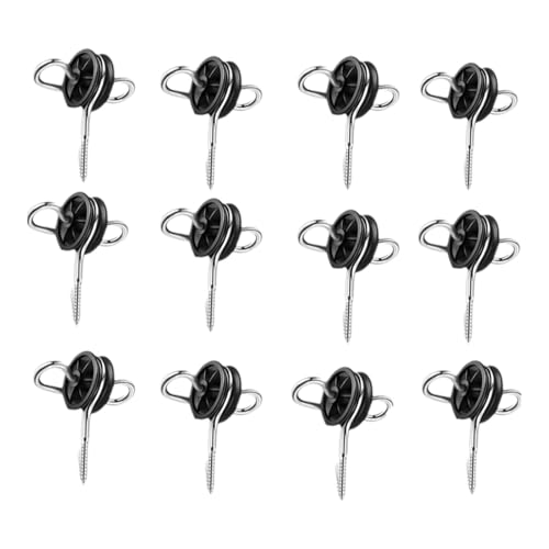Harilla 12x Elektrische Zaun Tor Griff, Draht Isolatoren, 2 Ringe Elektrische Zaun Isolatoren für Post Harilla 12x Elektrische Zaun Tor Griff, Draht Isolatoren, 2 Ringe Elektrische Zaun Isolatoren für Post von Harilla