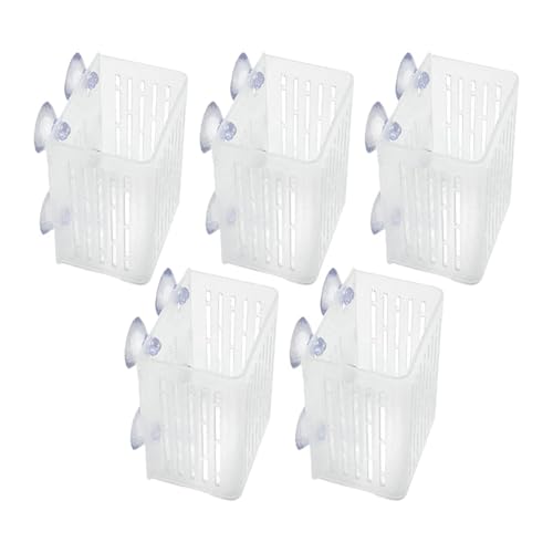 Harilla 5X Aquarium Pflanzenhalter Tassen Töpfe Einfache Installation Effiziente Saugnapf Wasserpflanze Mesh Net Töpfe für Fisch Tanks Garten, Klar Harilla 5X Aquarium Pflanzenhalter Tassen Töpfe Einfache Installation Effiziente Saugnapf Wasserpflanze Mesh Net Töpfe für Fisch Tanks Garten, Klar von Harilla