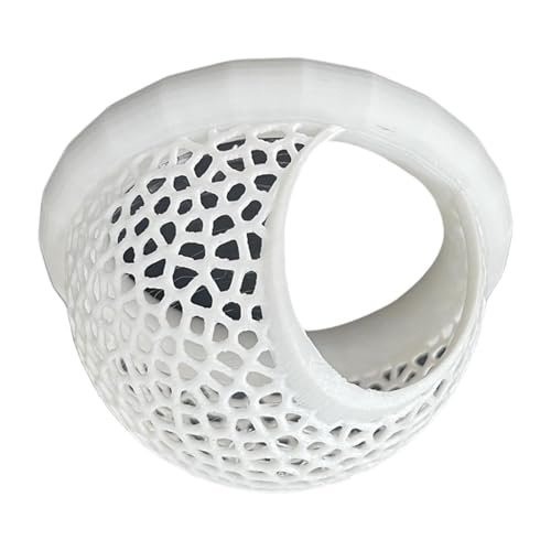 Harilla Aquarium Hängematte Versteck Höhle Dekoration Mehrzweck Kompakte Zucht Tank Zubehör Betta Hängematte Float Feeder Ornament, Weiß von Harilla