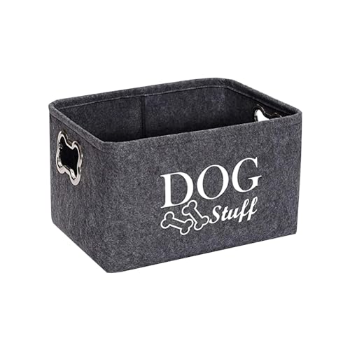 Harilla Aufbewahrungskorb Haustier Organizer Aufbewahrungsbox Faltbar Filz mit Griffen für Wohnzimmer Schlafzimmer Kinderzimmer Haustierbedarf Harilla Aufbewahrungskorb Haustier Organizer Aufbewahrungsbox Faltbar Filz mit Griffen für Wohnzimmer Schlafzimmer Kinderzimmer Haustierbedarf von Harilla