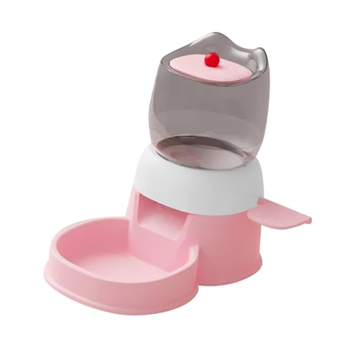 Harilla Automatischer Futterspender für Haustiere, Katzenfutter- und Wasserspender, 2 l Drücken zum Füttern von Hunden und Katzen, Futterspender für Haustiere, Rosa Harilla Automatischer Futterspender für Haustiere, Katzenfutter- und Wasserspender, 2 l Drücken zum Füttern von Hunden und Katzen, Futterspender für Haustiere, Rosa von Harilla