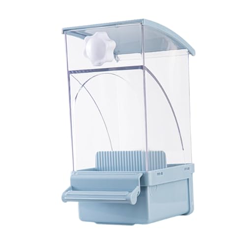 Harilla Automatischer Vogelfutterspender, automatischer Vogelfutterkasten, transparenter Futterspender für Papageien, Futtersuche, Futterbehälter für von Harilla