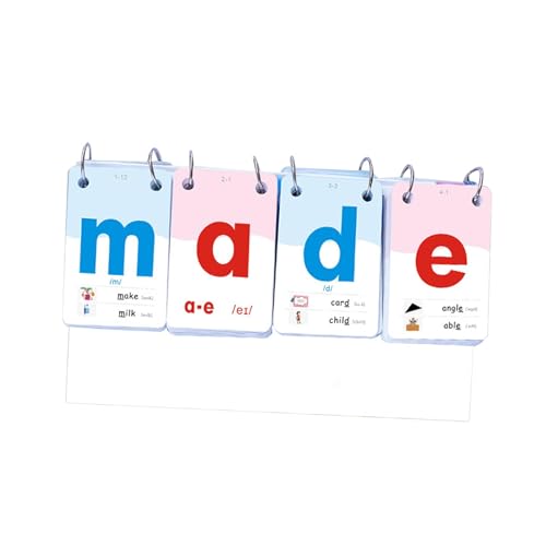 Harilla Baby Phonics Alphabet-Karteikarten, Lehrhilfen, Wort-Rechtschreibspiele für die Vorschulerziehung für Jungen und Mädchen, Geburtstagsgeschenk, 42cmx23cm Harilla Baby Phonics Alphabet-Karteikarten, Lehrhilfen, Wort-Rechtschreibspiele für die Vorschulerziehung für Jungen und Mädchen, Geburtstagsgeschenk, 42cmx23cm von Harilla