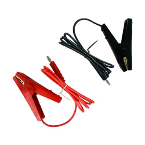 Harilla Elektrisches Zaunanschlusskabel, Ladekabel, Krokodilklemme, Stromanschluss, elektronisches Zaunsystem, Batterieklemme für den Hof von Harilla