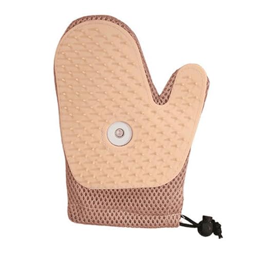 Harilla Fellpflegehandschuh für Haustiere mit Spray, Entwirrungsbürste, sanfte Hundewäsche, Haarentfernungswerkzeug, Entferner für, Gelb von Harilla