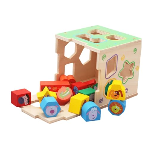 Harilla Formsortierspielzeug, Formsortierwürfel, klassisch, passend, Aktivitätswürfel, Holzspielzeug, mit Formblöcken für Jungen, Mädchen, Harilla Formsortierspielzeug, Formsortierwürfel, klassisch, passend, Aktivitätswürfel, Holzspielzeug, mit Formblöcken für Jungen, Mädchen, von Harilla