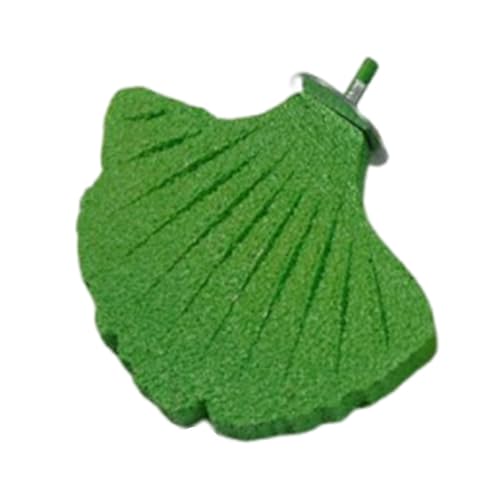 Harilla Ginkgoblatt-Sitzstange für Papageien, Schleifständer für Vögel, einfache Installation, Vogelkäfig-Sitzstange aus Harz für Sittiche, Wellensittiche, GrÜn von Harilla