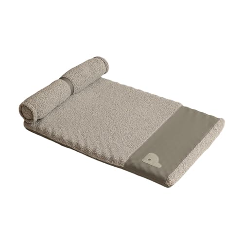 Harilla Haustierdecke, Katzenbettmatte, Herbst/Winter, bequem, praktisch, multifunktional, Katzen-/Hundekäfigkissen, Haustierkistenmatte für Welpen und, Gray L 60cmx40cm von Harilla