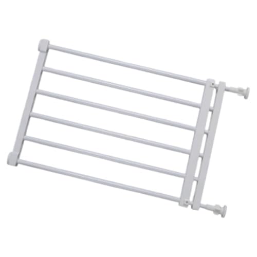 Harilla Haustierzaun, Erweiterbarer Torschutz, Tragbare Barriere, Einziehbares Hundetor, Welpenzauntor für Garten, Terrasse, Flur, Kleine Und Mittelgroße Haus, 56 bis 100 cm x 36 cm. Weiß von Harilla