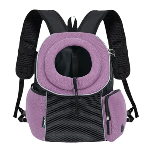 Harilla Hunde-Fronttrage-Rucksack, belüftet, robuste Tragetasche für kleine Hunde, atmungsaktiv, verstellbar, für Camping, Outdoor-Wandern, Lila Harilla Hunde-Fronttrage-Rucksack, belüftet, robuste Tragetasche für kleine Hunde, atmungsaktiv, verstellbar, für Camping, Outdoor-Wandern, Lila von Harilla