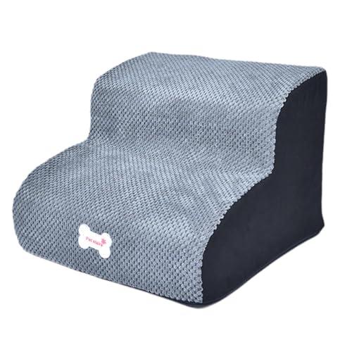 Harilla Hunderampen, Stufen, Sofa, Bett, Leiter, Stabile Und rutschfeste Unterseite, Hochdichter Schwamm, Vielseitig Einsetzbar für Den Innenbereich, Auto, We, Grau 30cm Höhe Harilla Hunderampen, Stufen, Sofa, Bett, Leiter, Stabile Und rutschfeste Unterseite, Hochdichter Schwamm, Vielseitig Einsetzbar für Den Innenbereich, Auto, We, Grau 30cm Höhe von Harilla