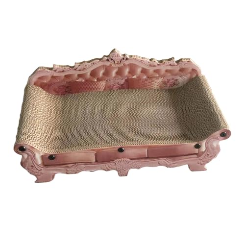 Harilla Katzenkratzbett Kratzbrett Kratzmöbel Katzenliege Wellpappe mit Gebogener Form Zum Kratzen Und Ausruhen für Wohnzimmer Heimdekoration Katzenbesitzer, S Harilla Katzenkratzbett Kratzbrett Kratzmöbel Katzenliege Wellpappe mit Gebogener Form Zum Kratzen Und Ausruhen für Wohnzimmer Heimdekoration Katzenbesitzer, S von Harilla