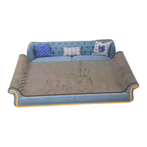 Harilla Katzenkratzbrett, Katzenkratzbrett, Schlafsofa, Wellpappe, Haushaltscouch, Heimkarton, Lounge, Haustierbett für schlafende Katzen im Innenbereich, Himmelblau Harilla Katzenkratzbrett, Katzenkratzbrett, Schlafsofa, Wellpappe, Haushaltscouch, Heimkarton, Lounge, Haustierbett für schlafende Katzen im Innenbereich, Himmelblau von Harilla