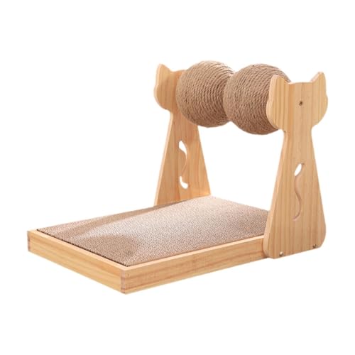 Harilla Katzenkratzbrett, Loungebett, Katzenkratzmatte, Spielen, Schlafen, Training, Kätzchen, Couch, Kratzbrett für Kätzchen, Kätzchen, Haustiergeschenk, mit Kugel Harilla Katzenkratzbrett, Loungebett, Katzenkratzmatte, Spielen, Schlafen, Training, Kätzchen, Couch, Kratzbrett für Kätzchen, Kätzchen, Haustiergeschenk, mit Kugel von Harilla