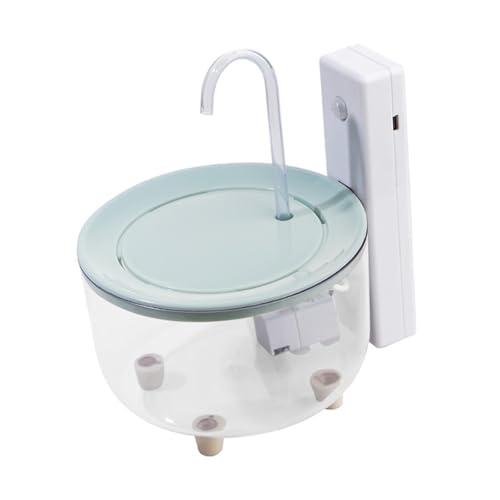 Harilla Katzentrinkbrunnen, automatischer Wasserspender, waschbares Filtersystem, für Kätzchen, kleine Hunde, außer Haus, Nacht, Blau Harilla Katzentrinkbrunnen, automatischer Wasserspender, waschbares Filtersystem, für Kätzchen, kleine Hunde, außer Haus, Nacht, Blau von Harilla