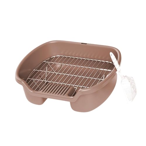 Harilla Kleine Hundetoilette, Indoor-Welpentoilette, Bichon Frise-Toilette für kleine und mittelgroße Welpen, PIPI-Pad-Halter, Hundeurinierschale Harilla Kleine Hundetoilette, Indoor-Welpentoilette, Bichon Frise-Toilette für kleine und mittelgroße Welpen, PIPI-Pad-Halter, Hundeurinierschale von Harilla