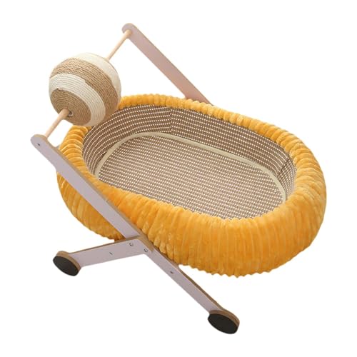 Harilla Kratznest für Kätzchen, Katzenkratzbrett, Möbelschutz, Kratzball, Katzenbett zum Spielen, Jagen, Trainieren von Kätzchen Harilla Kratznest für Kätzchen, Katzenkratzbrett, Möbelschutz, Kratzball, Katzenbett zum Spielen, Jagen, Trainieren von Kätzchen von Harilla