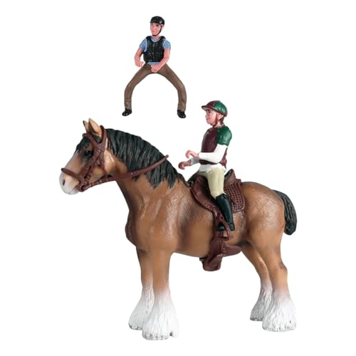 Harilla Pferdemodell, Pferdefigur aus PVC mit Sattel, Miniatur-Rollenspiel, Wildtier-Statue, pädagogisches Spielzeug für Geschenke im Alter von 3–8 Jahren, Stil b Harilla Pferdemodell, Pferdefigur aus PVC mit Sattel, Miniatur-Rollenspiel, Wildtier-Statue, pädagogisches Spielzeug für Geschenke im Alter von 3–8 Jahren, Stil b von Harilla