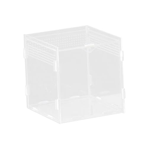 Harilla Reptilien-Futterbox, Schildkrötenbox, geräumiger Lebensraum, Brutkasten, Terrarium, Zuchttank, Behälter für Schildkröten, Chamäleons, Schlangen, 10x10x10cm von Harilla
