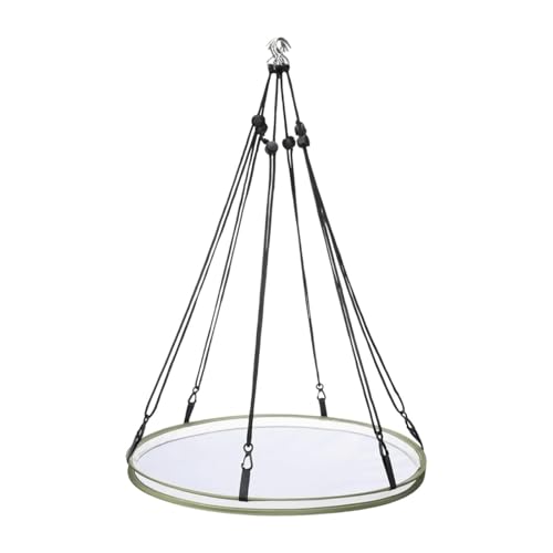 Harilla Vogelfutterauffangschale hängende Vogelfutterstation, fallende Samenschale, Ring-Tropfschale für Vogelfutter, verstellbarer Vogelfutterreifen für Einfahrt, Balkon, Terrasse, Garten, 15,94 Zoll von Harilla