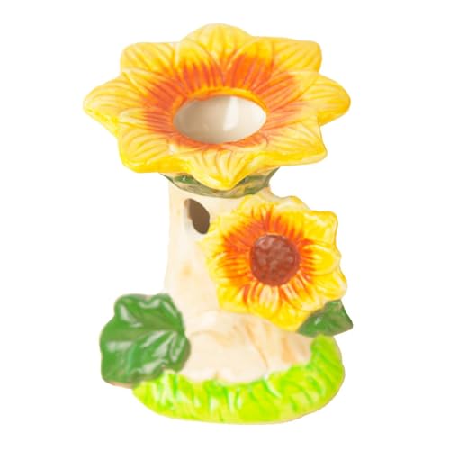 Harilla Wasserflaschenhalter für Hamster, auslaufsicherer Wasserspender aus in Sonnenblumenform, Käfigzubehör für Kleintiere, Mäuse, Rennmäuse Harilla Wasserflaschenhalter für Hamster, auslaufsicherer Wasserspender aus in Sonnenblumenform, Käfigzubehör für Kleintiere, Mäuse, Rennmäuse von Harilla