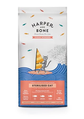 Sterilised Cat - Ocean Wonders - Thunfisch, Weißfisch und Lachs (2 kg) von Harper & Bone