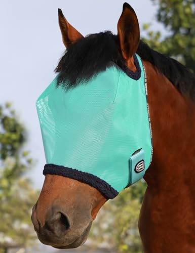 Harrison Howard All Round Mesh Horse Fliegenmaske UV Schutz mit Fleece Gepolsterter Einfassung Mint L Harrison Howard All Round Mesh Horse Fliegenmaske UV Schutz mit Fleece Gepolsterter Einfassung Mint L von Harrison Howard