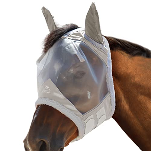 Harrison Howard CareMaster Midge-Proof Fleece Polsterung Pferde Fliegenmaske Halbes Gesicht Extra Wolle Schutz-Mondschein Silber Harrison Howard CareMaster Midge-Proof Fleece Polsterung Pferde Fliegenmaske Halbes Gesicht Extra Wolle Schutz-Mondschein Silber von Harrison Howard
