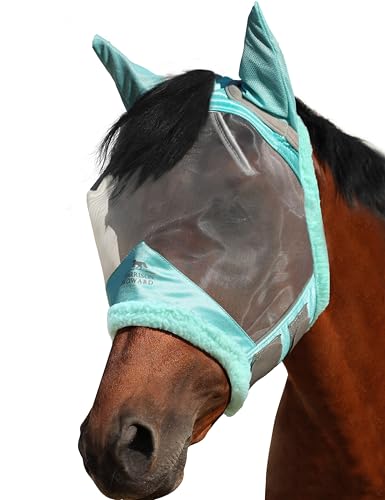 Harrison Howard CareMaster Midge-Proof Fleece Polsterung Pferde Fliegenmaske Halbes Gesicht Extra Wolle Schutz-Summer Mint Harrison Howard CareMaster Midge-Proof Fleece Polsterung Pferde Fliegenmaske Halbes Gesicht Extra Wolle Schutz-Summer Mint von Harrison Howard