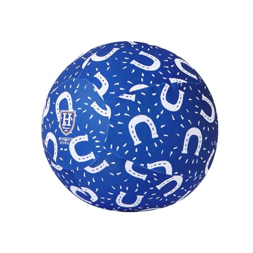 Harrison Howard Howdy Bally Pferdespielball-Abdeckung für Pferde – Exklusive lustige Muster, schützendes Hufeisen-Druck, 40 Harrison Howard Howdy Bally Pferdespielball-Abdeckung für Pferde – Exklusive lustige Muster, schützendes Hufeisen-Druck, 40 von Harrison Howard