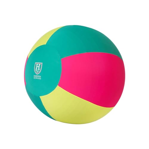 Harrison Howard Howdy Bally Pferdespielball-Abdeckungen, Mega-Ball, Schutzhülle für Pferde, Exklusive lustige Muster, Wiese Fiesta, 101,6 cm von Harrison Howard