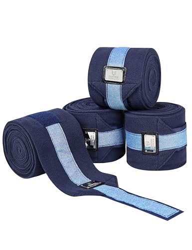 Harrison Howard Pferdebeinbandagen Soft Fleece Beinbandage 4er Set Navy L Harrison Howard Pferdebeinbandagen Soft Fleece Beinbandage 4er Set Navy L von Harrison Howard