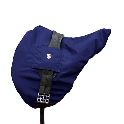 Harrison Howard Premium Sattelbezug für GP/CC, wasserdicht, atmungsaktiv, mit Fleece gefüttert, langlebig, Schutz vor äußeren Schäden, Marineblau Harrison Howard Premium Sattelbezug für GP/CC, wasserdicht, atmungsaktiv, mit Fleece gefüttert, langlebig, Schutz vor äußeren Schäden, Marineblau von Harrison Howard