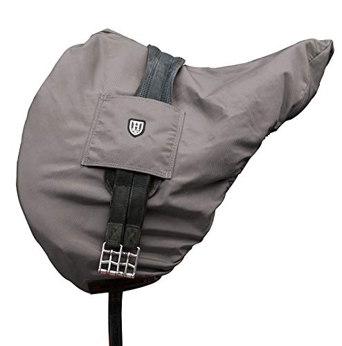 Harrison Howard Premium Waterproof/Breathable Fleece-Lined Long-Lasting Outer Damage Protection Saddle Cover for Dressage Mars von Harrison Howard