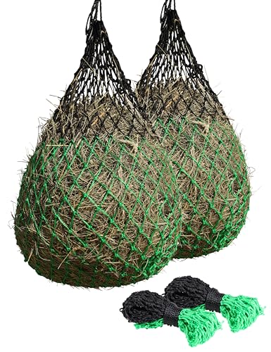 Harrison Howard Slow Feed Heunetz für Pferde mit Netzlöchern, 106,7 cm, 2 Grün Harrison Howard Slow Feed Heunetz für Pferde mit Netzlöchern, 106,7 cm, 2 Grün von Harrison Howard