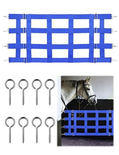 Harrison Howard Stabiles, verstellbares Gurtband-Design, Poly 4 Lamellen, Stallschutz für Pferde, Blau Harrison Howard Stabiles, verstellbares Gurtband-Design, Poly 4 Lamellen, Stallschutz für Pferde, Blau von Harrison Howard