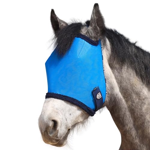 Harrison Howard Pferdefliegenmaske Standard-Bremsenmaske mit Komfort-Fleece-Polsterung UV-Schutz für Pferde von Harrison Howard