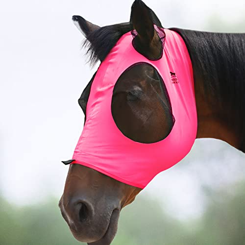Harrison Howard Superior Komfort Breathable Fly Masks Stretchy Fitting Soft on Skin with Forelock Opening von Harrison Howard