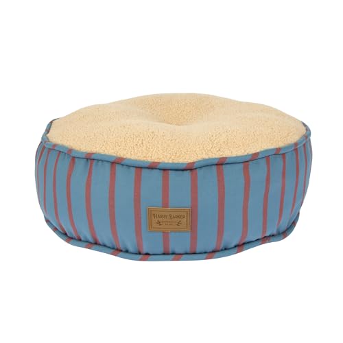 Harry Barker Gestreiftes Kissen und Liege, Hundebetten, Sherpa-Pouf-Bett Harry Barker Gestreiftes Kissen und Liege, Hundebetten, Sherpa-Pouf-Bett von Harry Barker