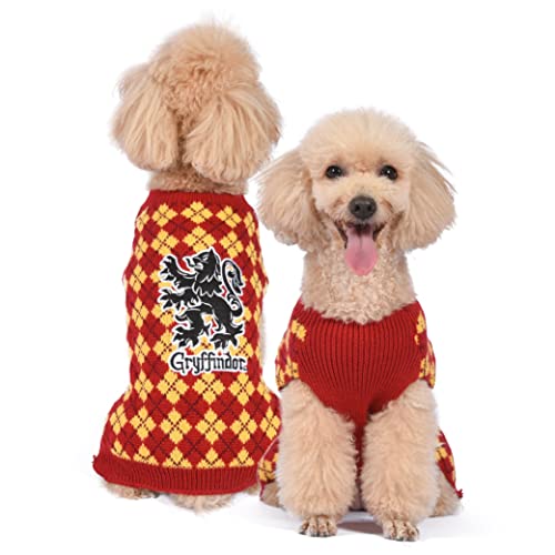 Gryffindor FF19070 Haustierpullover - Harry Potter Kostüme für Hunde, Rot, Größe M von Harry Potter