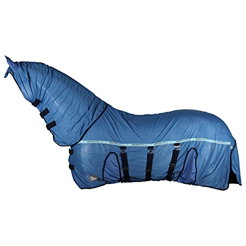 Harry's Horse Fliegendecke Mesh-Pro Belly 165 cm - Blau - 165 cm von Harry's Horse